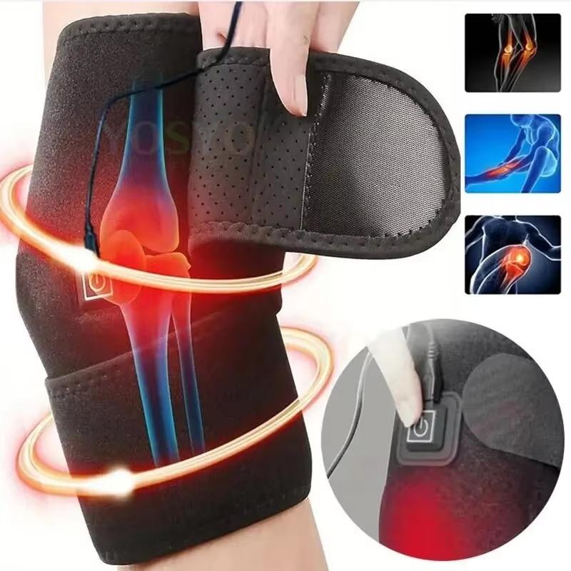 Electric Knee Heating Pad, USB Attachment, Heat , Arthritis Support, Pain Relief, Old Cold Legs