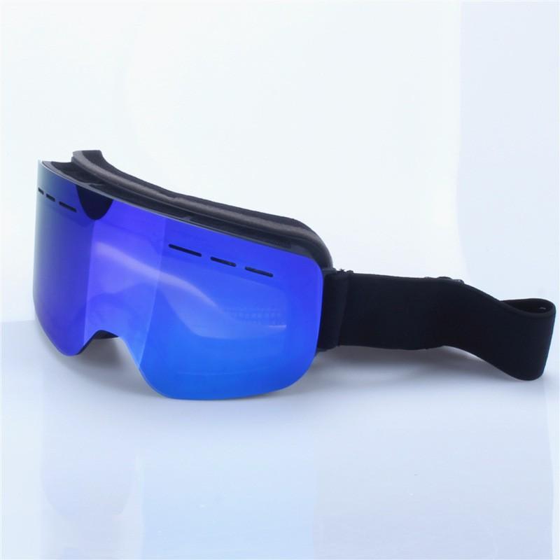 Dual-Layer Anti-Fog Ski Goggles With Prescription Lens Slot Adults Men Women Snow Sports Protection