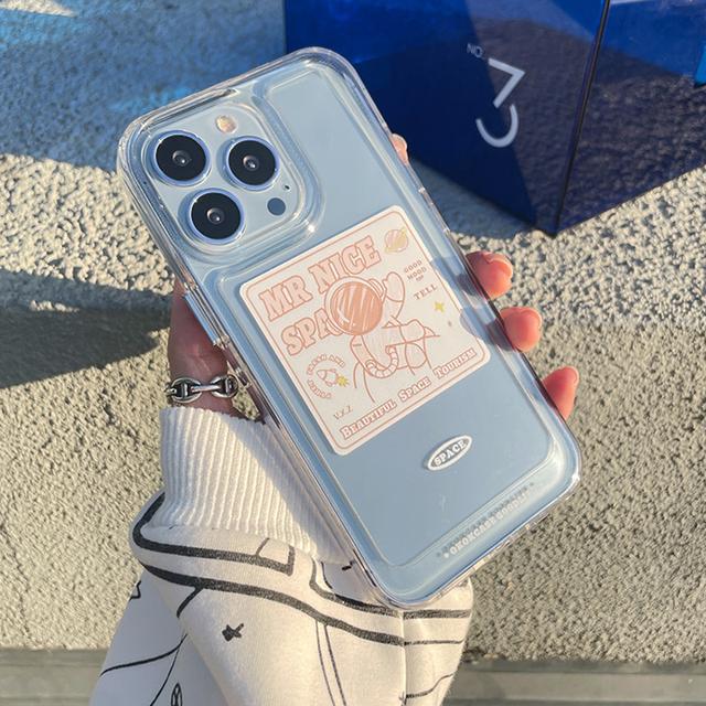 Чехлы для Iphone 13 Pro Max, прозрачный чехол для телефона с рисунком астронавта для Iphone 11 12 Pro Max Xr Xs Max 7 8 Plus X, мягкий бампер