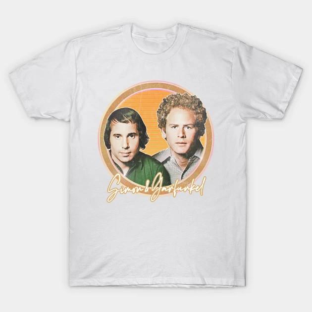 Retro Style Simon and Garfunkel T-Shirt Classic White Unisex S-234XL Unisex T-Shirt