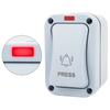 1 Pcs Outdoor Waterproof Doorbell Control Push-Button Switch Patio-mounted Switch Outdoor Waterproof Doorbell Switch