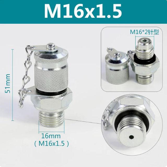 63MPa Hydraulic Pipeline Pressure Measuring Joint British Metric American Connection Pressure Gauge Special Hose Excavator Acces