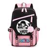 Anime One Piece Printed College Backpack for Boy Girl Back To School Large Capacity Knapsack Daily Bookbag for Men Women Travel Bag Mochila Rucksack