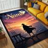 Custom Pirate Sunset Area Rug Carpet For Bedroom Game Playroom Living Room Nonslip Sofa Office Home Decor Doormat Christmas Gift