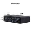 USB Аудиоинтерфейс BOMGE U202 с предусилителями для микрофона, портами XLR/TSR/TS, 48V, разрешением 32-бит/192 кГц, для записи на компьютере, стриминга и подкастинга