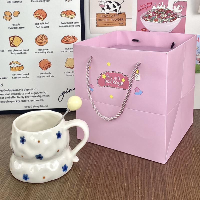 Керамическая кружка с цветной подглазурной росписью, сувенирная чашка для дома, подарок на день рождения, чашка для воды, парная кофейная чашка, личная