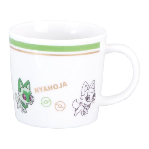 Kanesho Toki "Pok?mon" Meowha Mug, Dishwasher and Microwave Safe, Approx. 250ml, Simple Series, Made In Japan, 144157