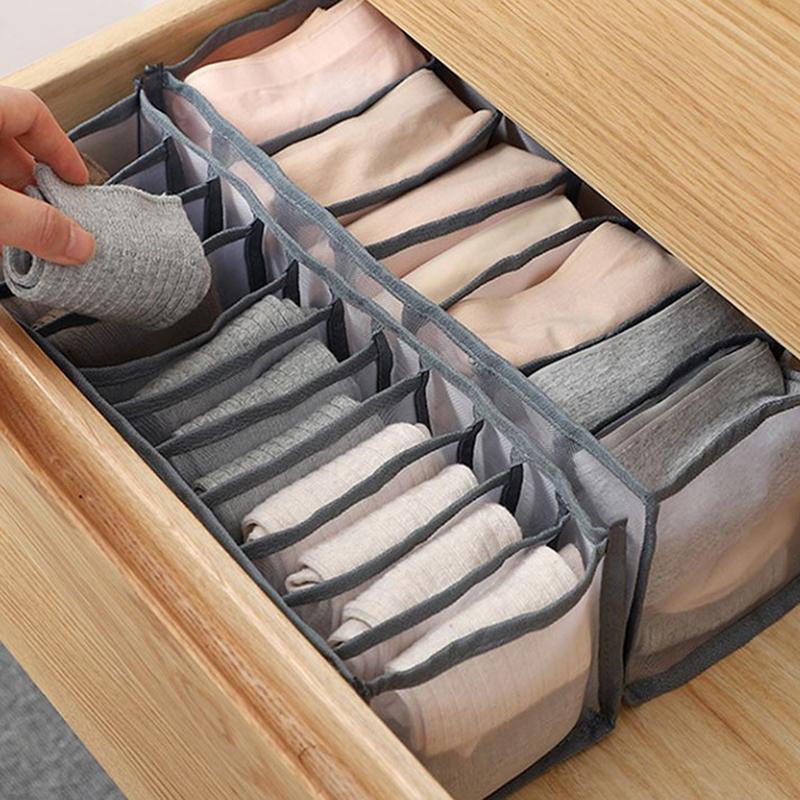 Closet Organizer For Underwear Socks Home Cabinet Divider Storage Box Organizer