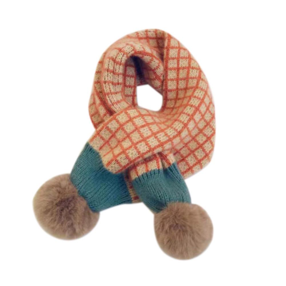 Утолщение Мальчики Девочки Вязание Шарф Нагрудник Дети Дети Зимние Шарфы Осень Зима