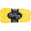 Ball of Cotton Yarn - 50 G - Yellow - 100% Cotton - Very Good Quality