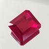 46.45 Ct Heated CERTIFIED Red Ruby Stunning Emerald Cut Loose Gemstone
