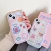 Cute Silicone Case for Redmi Note 12 11 Samsung A54 A14 iPhone 11 13 Oppo Reno 8T Infinix Note 30 Pro Funda Painted Cartoon Bear Cover Soft TPU Bumper
