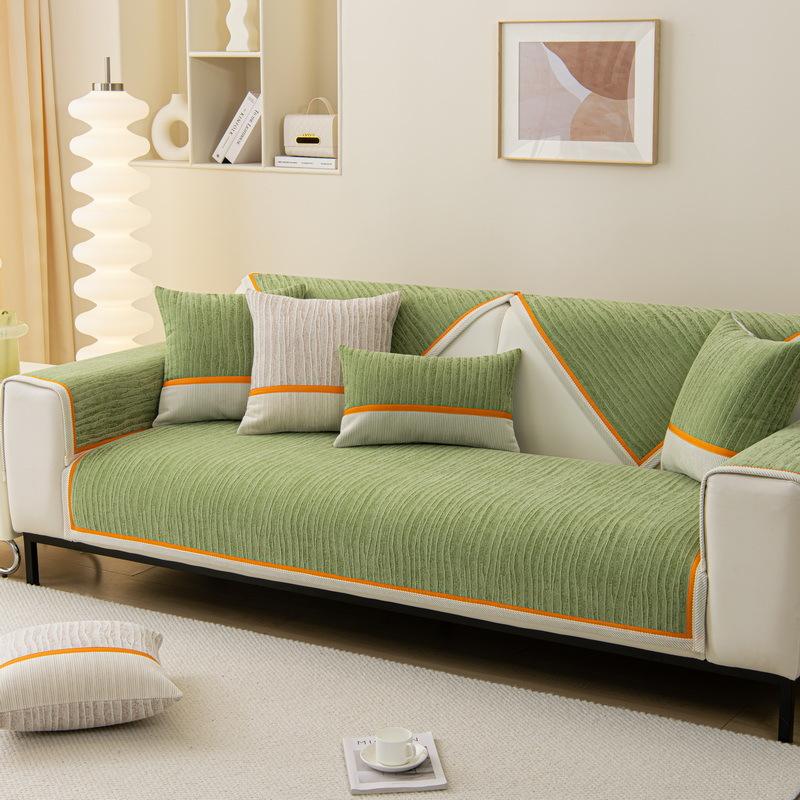 High-End Nordic Light Luxury Sofa Cushion Four Seasons Universal Simple Modern Non-Slip Cushion Sofa Cover Cover Towel Seat Cushions