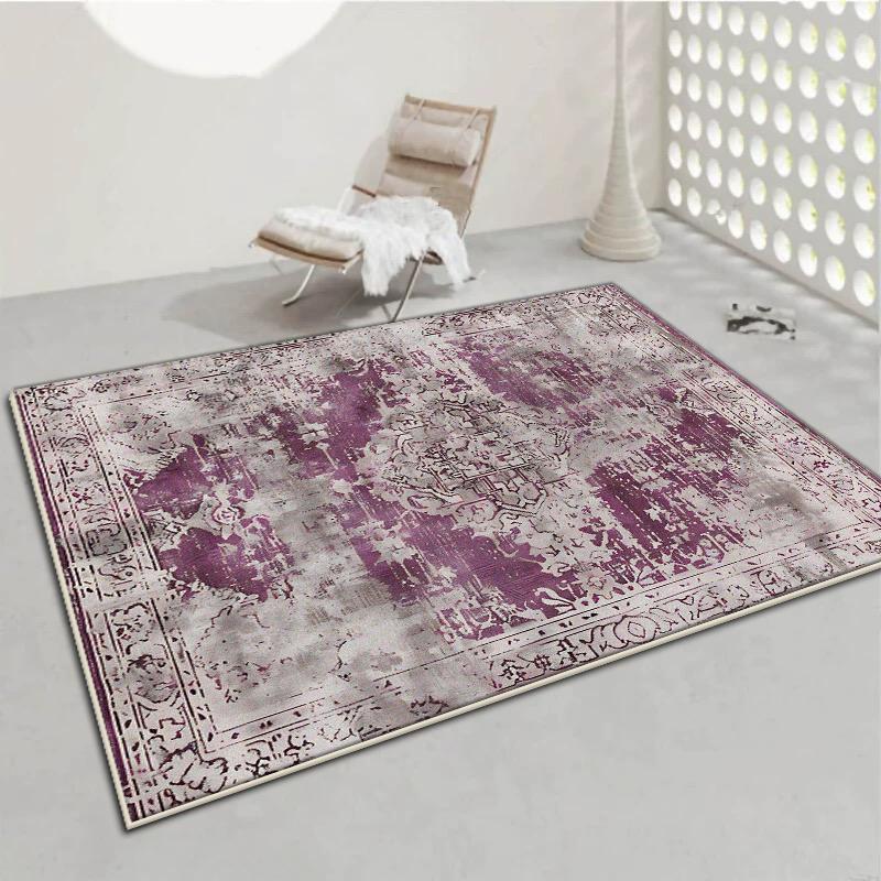 Американский стиль Персия Большой ковер Украшение гостиной Домашний ковер для диванной зоны Спальня Гардеробная Напольный коврик Моющийся Нескользящий