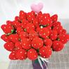 1pcs Finished Handmade Hand-knitted Yarn Crochet Tulip Artificial Flowers Bouquet Birthday Gift Wedding Home Decor