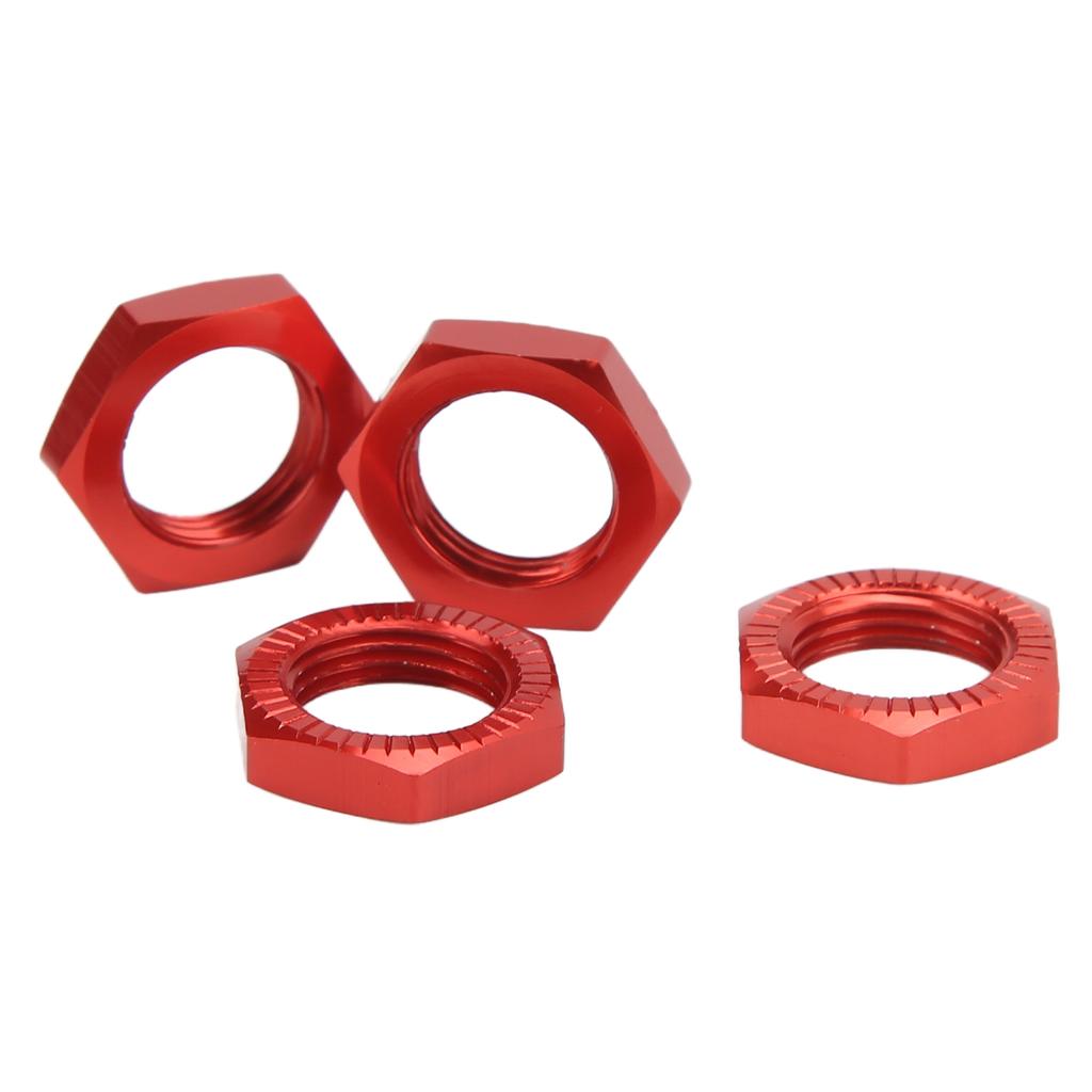 4PCS 17mm Aluminum Alloy Wheel Hex Hub Nut for 1Celsius8 RC Model Car Upgraded Accessory