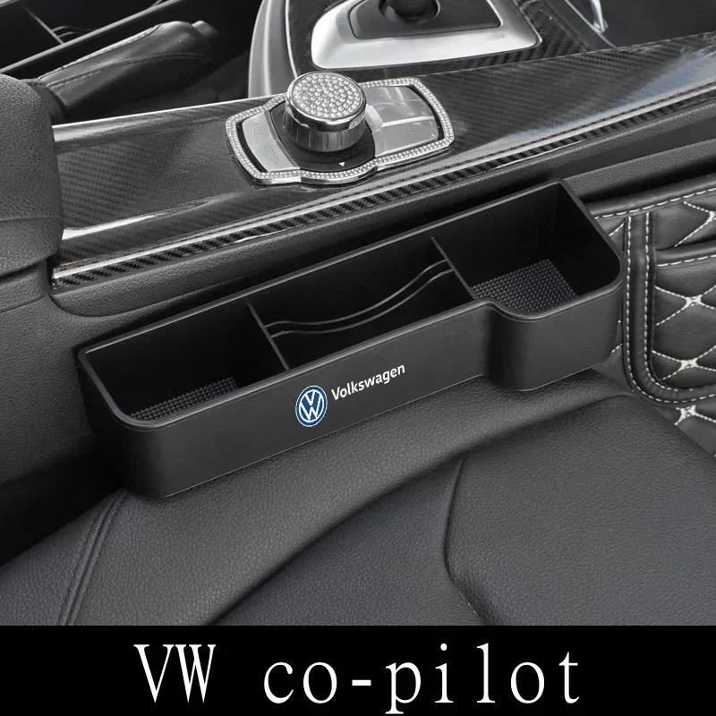 For VOLKSWAGEN VW Car Seat Gap Storage Box Holder Case for Volkswagen Passat Santana Golf Bora Jetta CC Beetle Scirocco Magotan