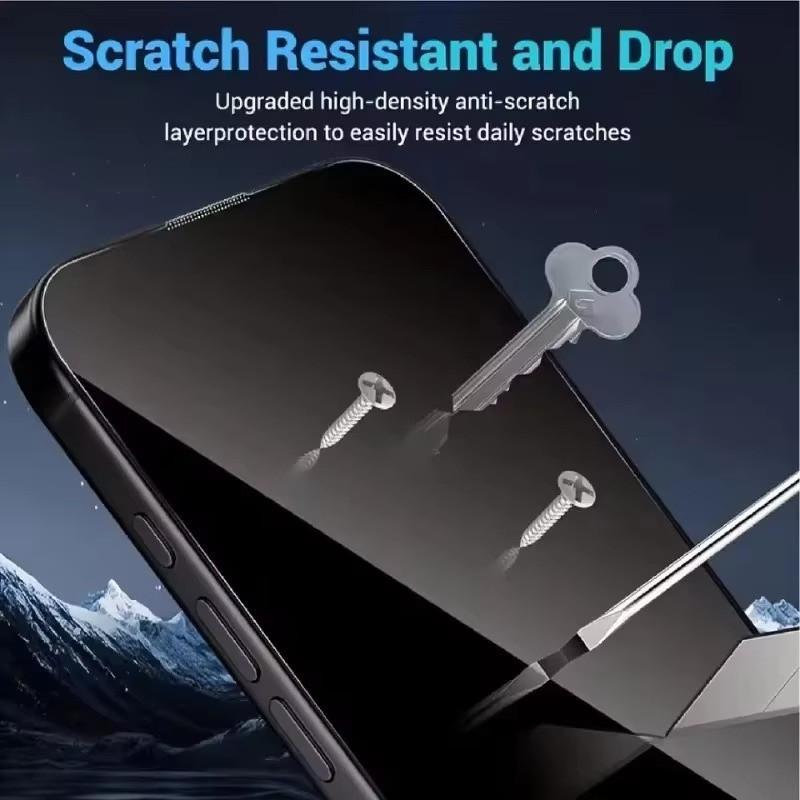 Защитное стекло закаленное без пыли подходит для iPhone 18 17 16 15 14 13 12 Pro Max 18PRO HD пленка легко устанавливается