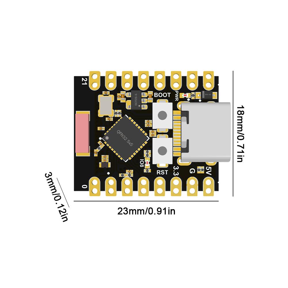 Плата разработки ESP32-C3 WiFi Bluetooth-совместимая ESP32 SuperMini DIY Electronics Development Board Low Power