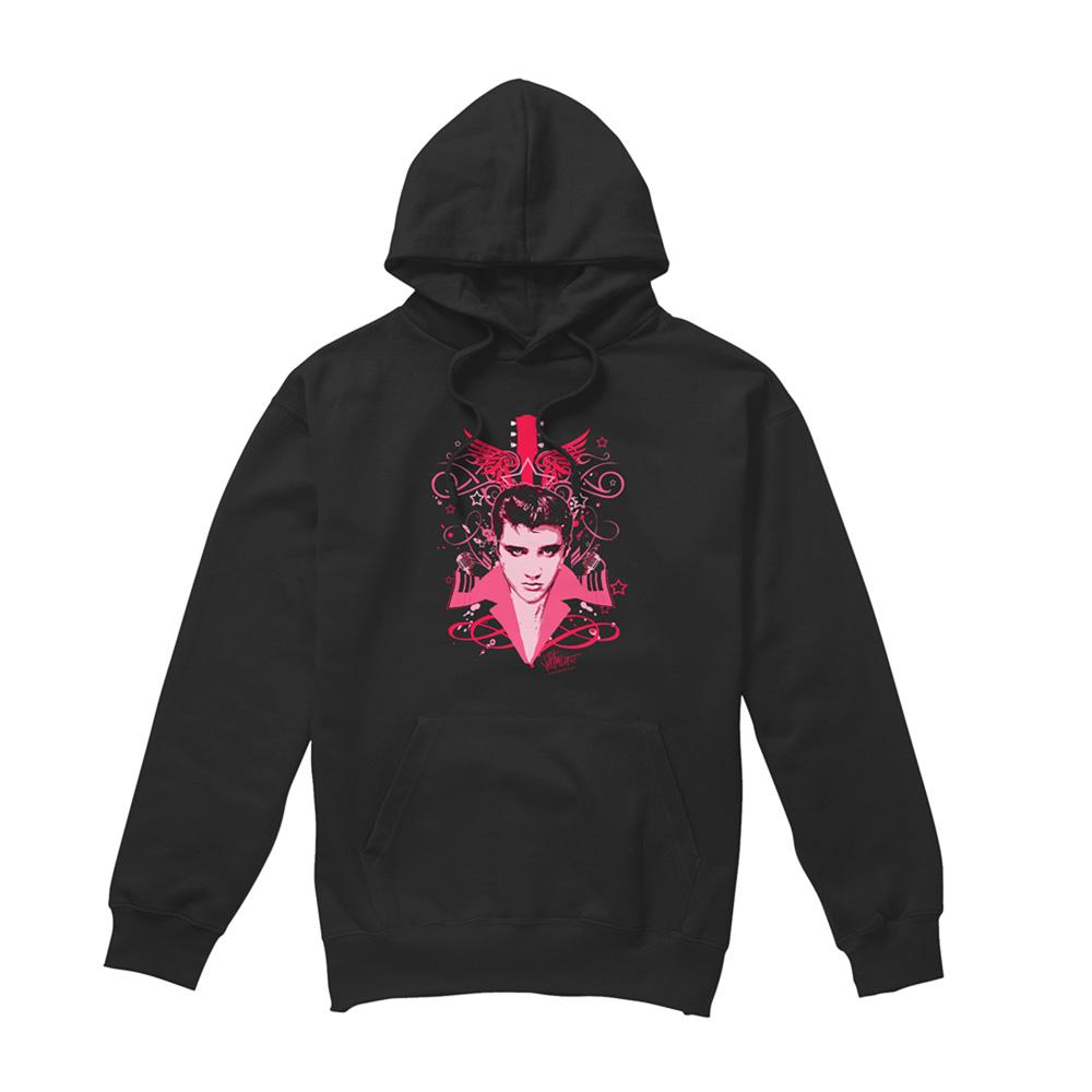 Elvis Presley Unisex Adult Lets Face It Hoodie