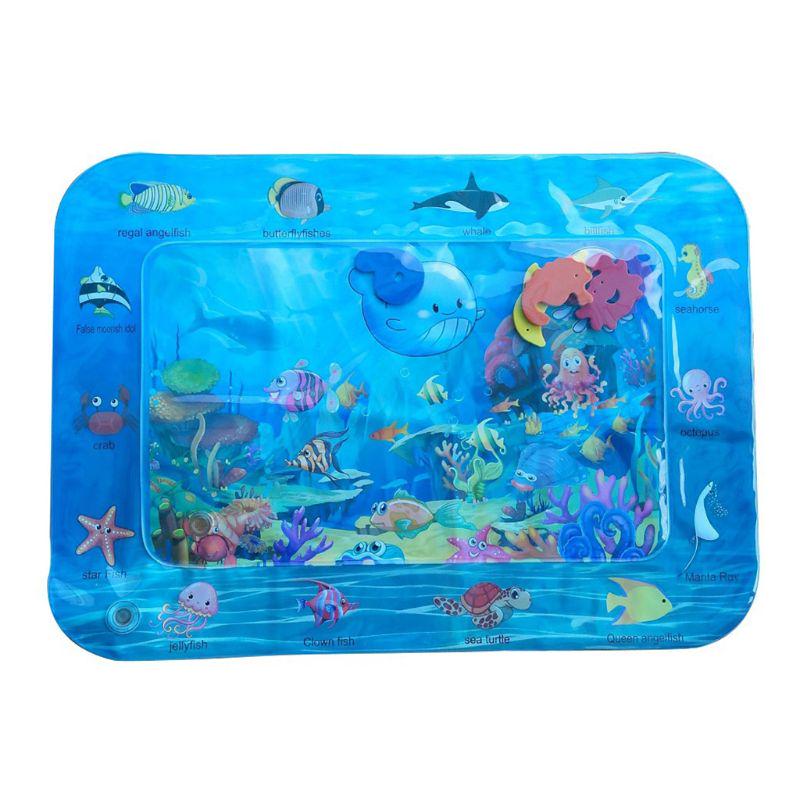 Детский водный игровой коврик, надувной детский коврик для игр на животе, подушка для малышей, забавная игра