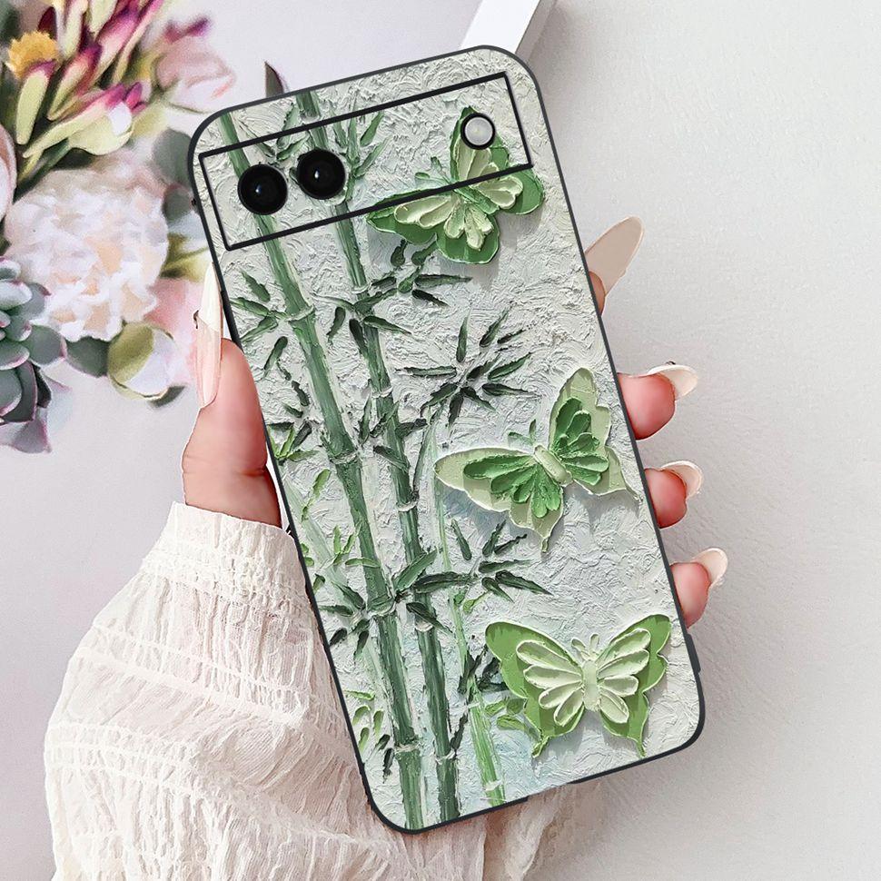 Luxury Painted Cover For Google Pixel 6A Case Soft Silicone Phone Case For Google Pixel 6A Google6A 2022 Back Cover 6.1"