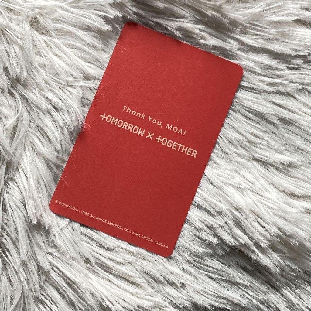 [USED] Japan Taehyung TXT MOA ZONE FC Trading Card