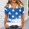 T Shirts Short Sleeve V Neck Tees For Women Fashion Tops Trendy Lightweight Soft Casual Summer Top