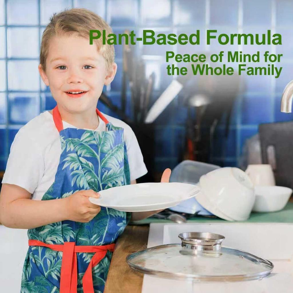 Dishwasher Tablets 100 Pack, Eco-Friendly Dishwasher Detergent, No Plastic To Tablets