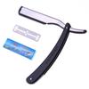 Shaver 1 Set Men Straight Barber Edge Razors Folding Shaving Knife Hair Removal Tools With 10pcs Blades