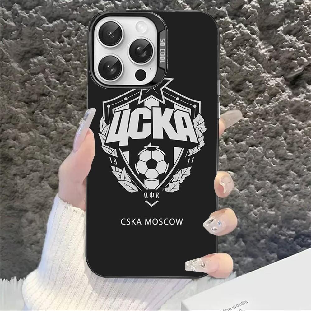 Hot Russia PFC CSKA Moscow Phone Case For IPhone 16 15 14 13 12 11 Pro Max X XR XSMAX 8 7 Plus Matte Shockproof Back Cover