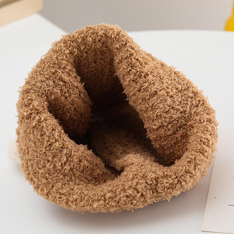 Шапка для мальчика, защитная шейная ветрозащитная зимняя детская шапка с рисунком из мультфильма, вязаная теплая детская шапка-ушанка для девочек