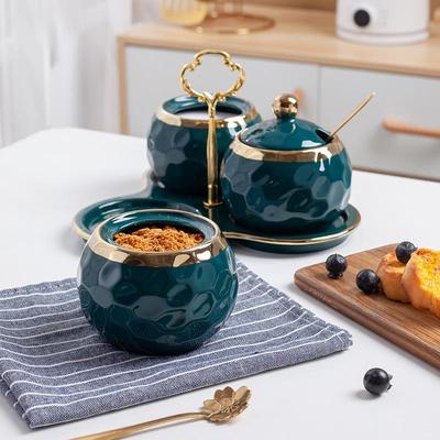 Скандинавский многофункциональный набор керамических банок для приправ для кухни