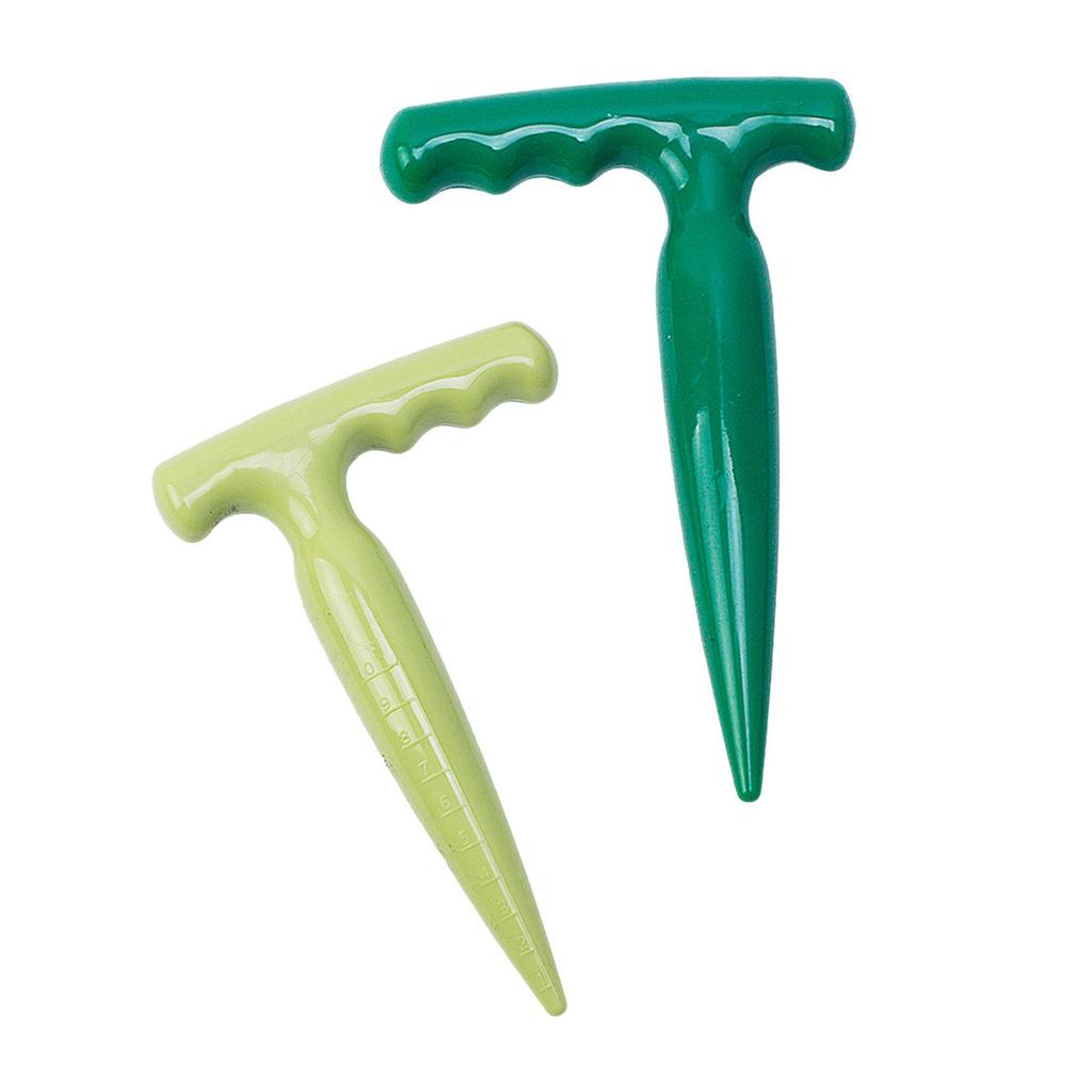 Plastic Hole Puncher, Long Handle Hole Digging Seedling Planter, Plant Seed Drilling Seedling Planter Accessories