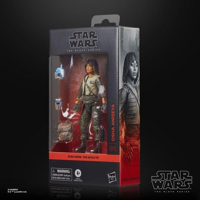 Figurine de Collection - STAR WARS - OSHA Aniseya - 15 cm - Design Premium - 4 Accessoires