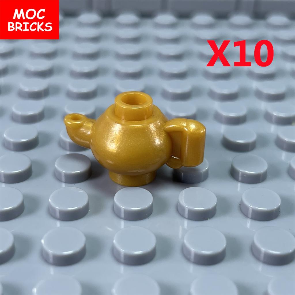 Конструктор MOC Чайник Посуда Чашка Китайский Чай ГУН ФУ Лампа Джинн 98383 Обучающий Строительные блоки Фигурка Игрушка Идея подарка для ребенка
