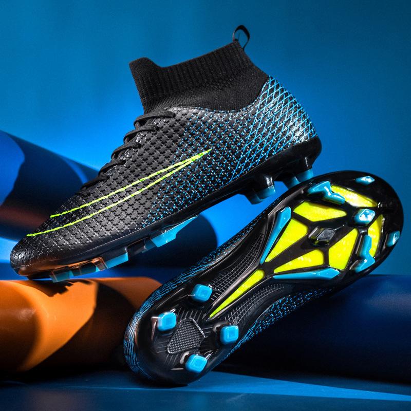 Высокодышащие футбольные бутсы, нескользящие, для тренировок на газоне, с защитой от сломанных ногтей, профессиональные игровые футбольные бутсы