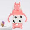 Cow Shaped Straw Cup 3-12 Years Drinking Cup 270ml Baby Wide Mouth Water Cup Silicone Straw Inverted No Leakage