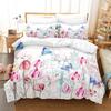 Floral Bedding Set 3D Printed Nature Beauty Duvet Cover Set Soft Skin-Friendly Single Double King Size for Adult Home Textiles