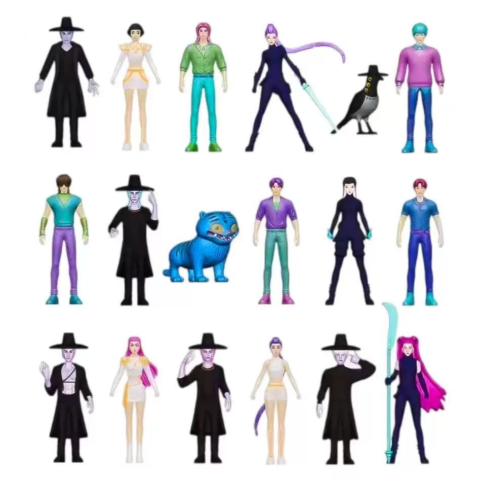 KPop Demon 24pcs/style Random Blind Box Rumi Mira Zoey Tiger Anime Toy 5-11.5cm Pvc Model Decoration Statues Surprise Gift Box