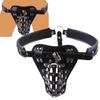 PU Leather Male Chastity Belt Device Pants Cock Lock Sexy Underwear Lock Adult Erotic Penis Cage Penis Rings Penis Bondage