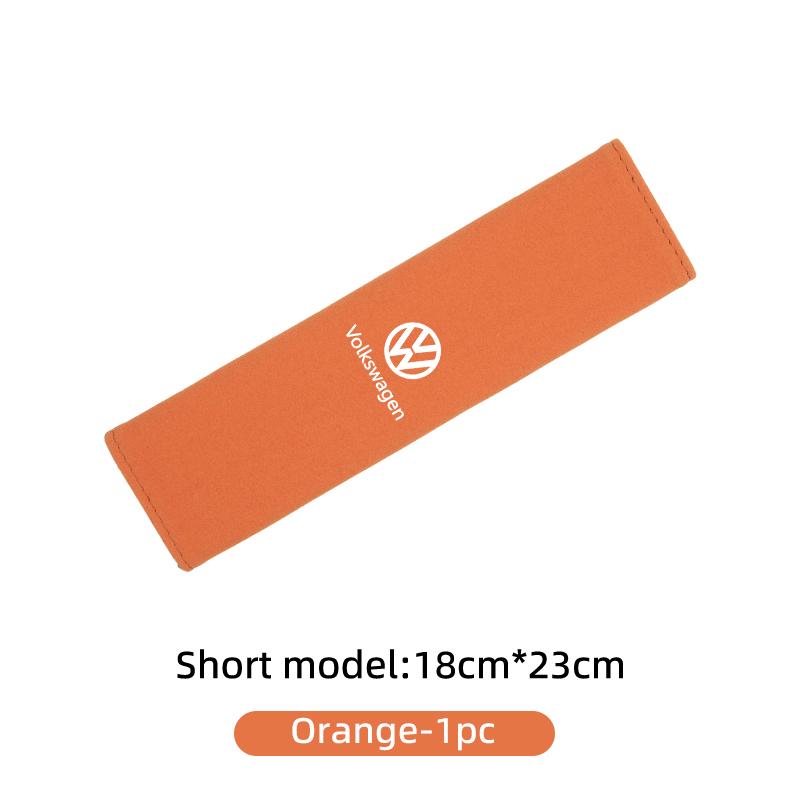 XYZ1 For Volkswagen VW Suede Car Seat Safety Belt Adjustable Shoulder Protector Pad Scirocco Passat Polo B5 B6 B7 CC Tiguan Sharan