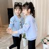 Spring Autumn  Girl Jacket  Outerwear Embroidery Coat Casual Style Kids Clothes Plus Size
