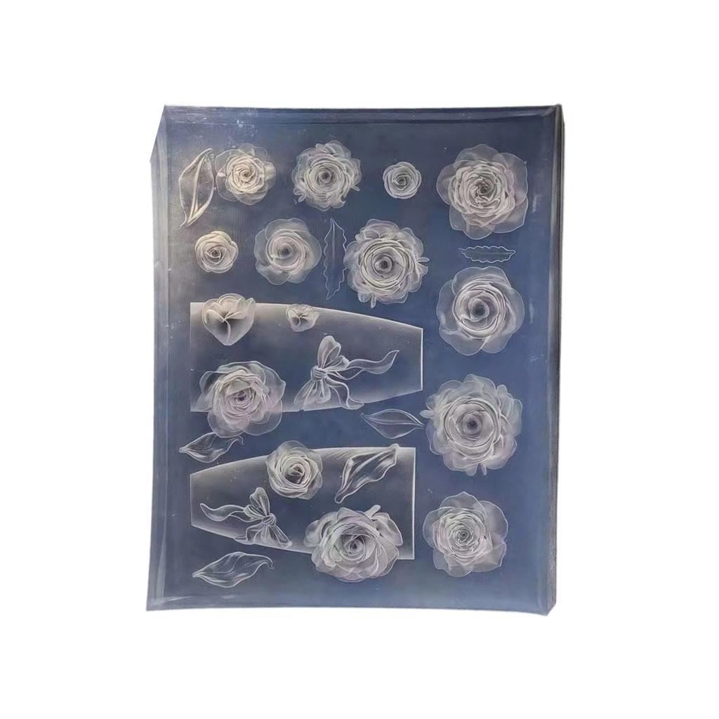 Silicone 3D Nail Embellishment Molds Delicate Shape Small Accessories Crafting Molds Present for Beauty Enthusiasts