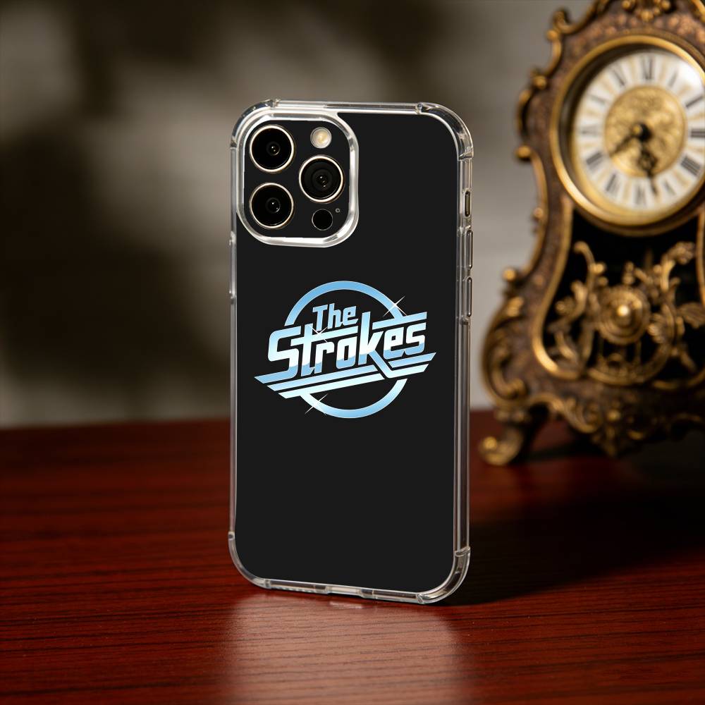 Band The S-strokes Phone Case For iPhone 17 16 15 14 13 12 11 Mini Pro Max Plus Transparent Cover