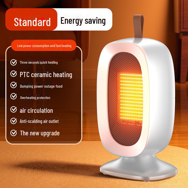 Стильный настольный обогреватель 2025 года: Вентилятор быстрого нагрева для дома, офиса или общежития