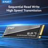 EAGET PCle Gen4x4 NVMe M.2280 SSD До 7400 МБ/с Высокоскоростной внутренний твердотельный накопитель для ПК, ноутбука и игр, сверхбыстрая передача данных