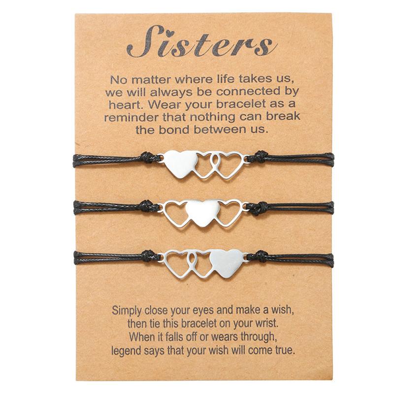 Браслеты Charm Friendship Sister Браслет Best Friend Sister с картой