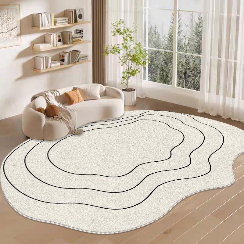 Nordic Irregular Carpet Спальня Прикроватный ковер Впитывающий Грязеотталкивающий Противоскользящий Гостиная Ковер