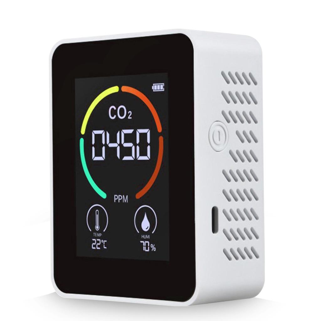 3 In 1 Carbon Dioxide Detector Air Quality Monitor Temperature Humidity Air Analyzer for CO2